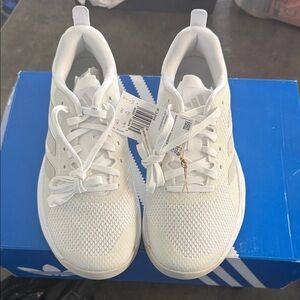 Adidas Cream Mesh Sneakers